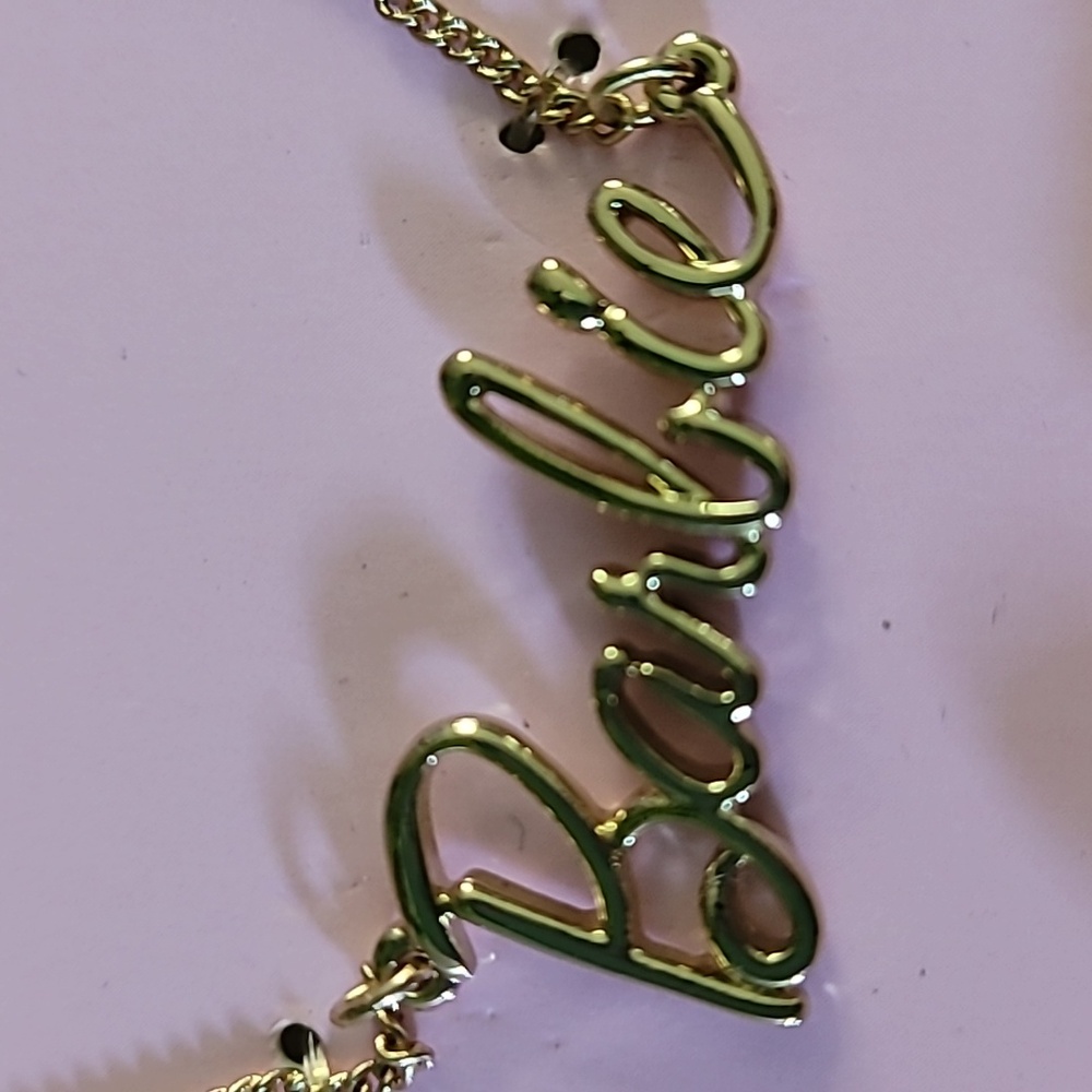 ZARA Barbie Gold Plated Necklace LIMITED EDITION - Picture 5 of 9
